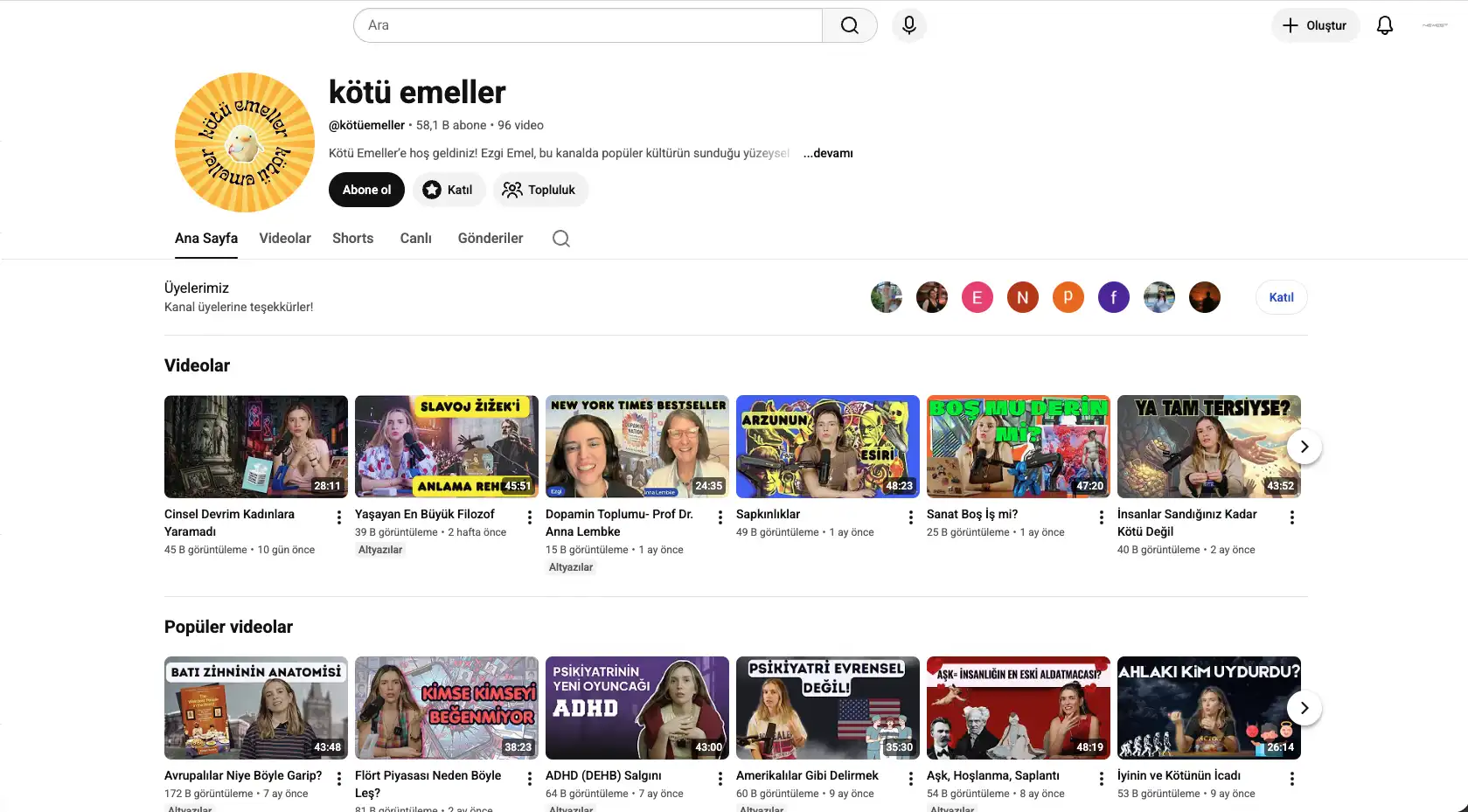 Kötü Emeller — Long-Format Content Editing